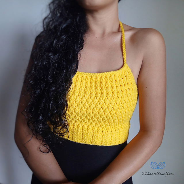 Textured Halter Top