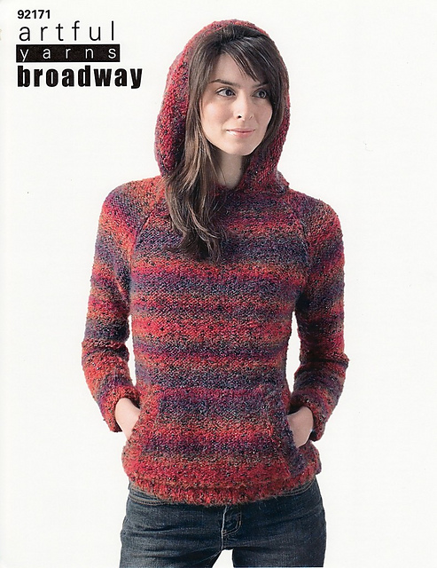 #92171 Hoodie with pouch pocket