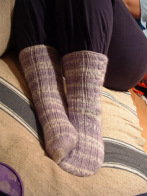 Twist - His & Her Cabled Socks