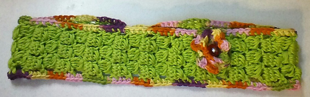 Cluster Stitch Flower Headband