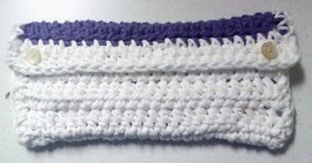 Ribbed Cable Crochet Hook Case
