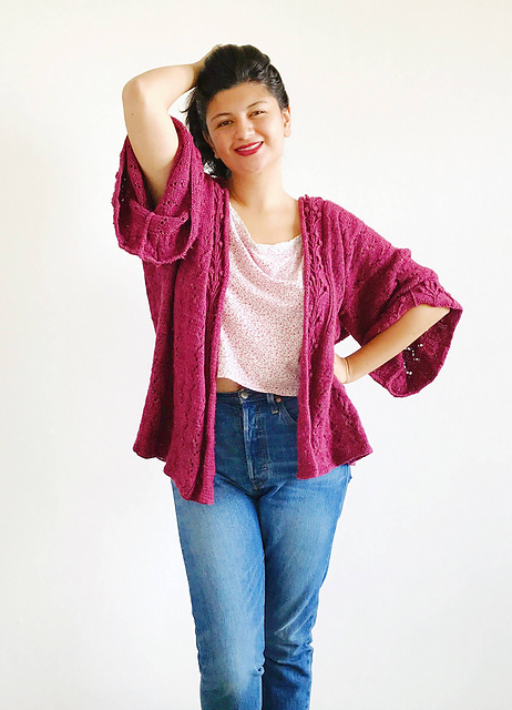 Cerezo en Flor Cardigan