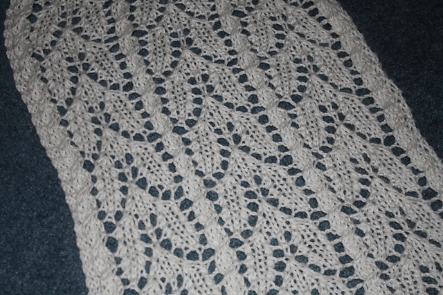 Lace Leaf Scarf