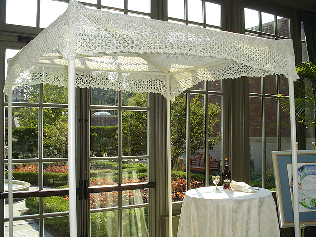 Lacey Knit Chuppah