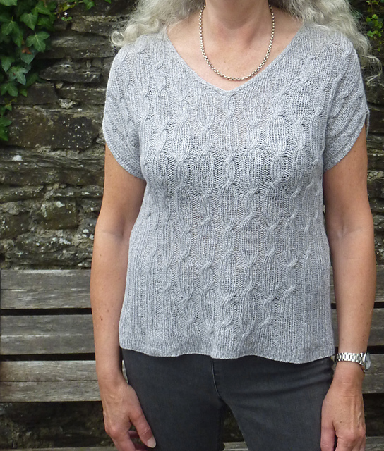 Ravelry: kathysknittingtoo's Drifting Wave Tee *TEST*