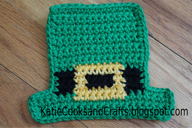 Leprechaun or Pilgrim Hat Coaster