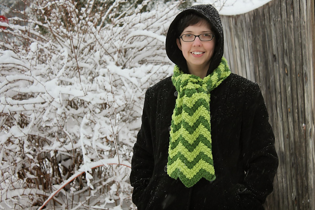 Rumpled Ripple Scarf