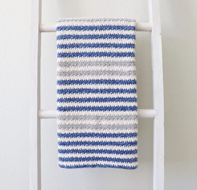 Cuddly Stripes Baby Blanket