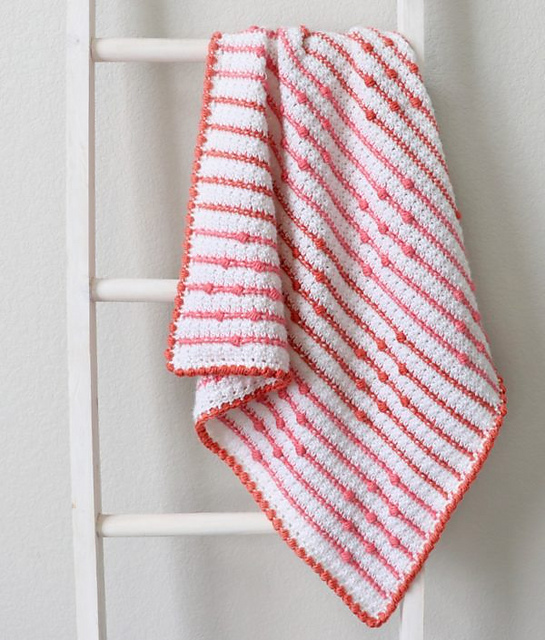 Boho Diamond Lines Baby Blanket
