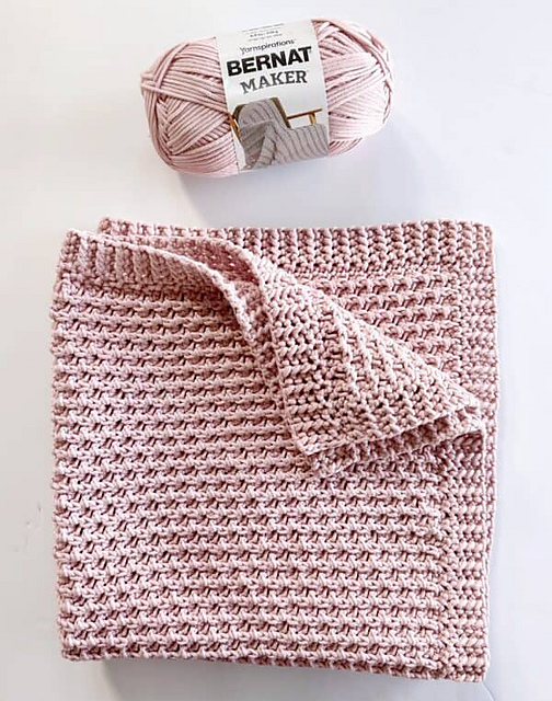 Modern Mini Weave Baby Blanket