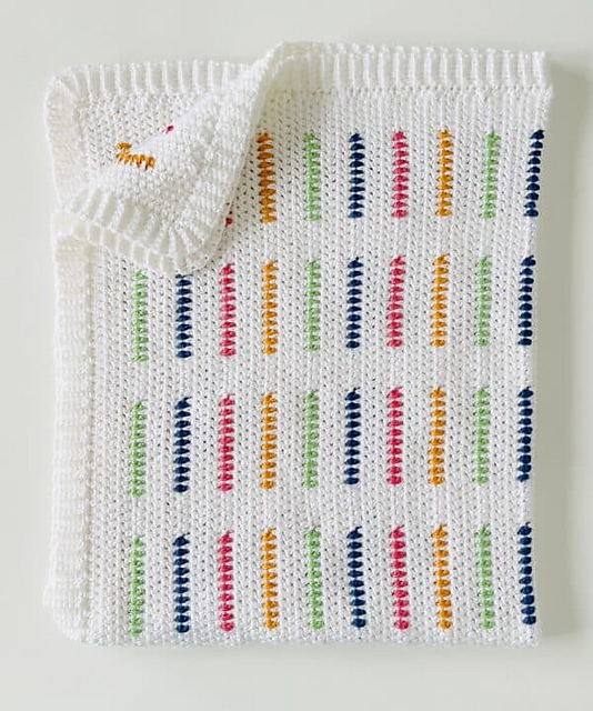 Colorful Crayons Blanket