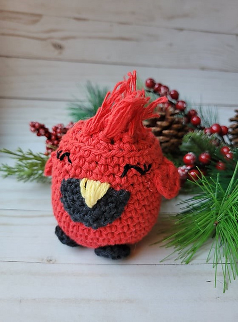 Cardinal Rattle Ravelry: Cardinal Rattle pattern by Katie McGowan