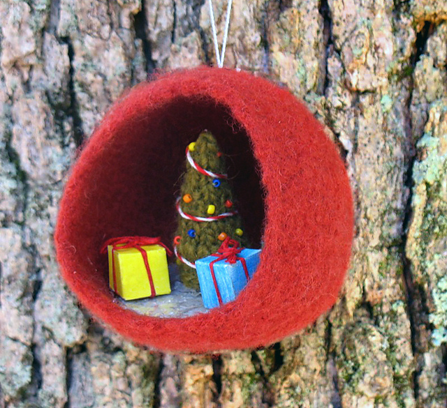 Christmas Tree Diorama Ornament