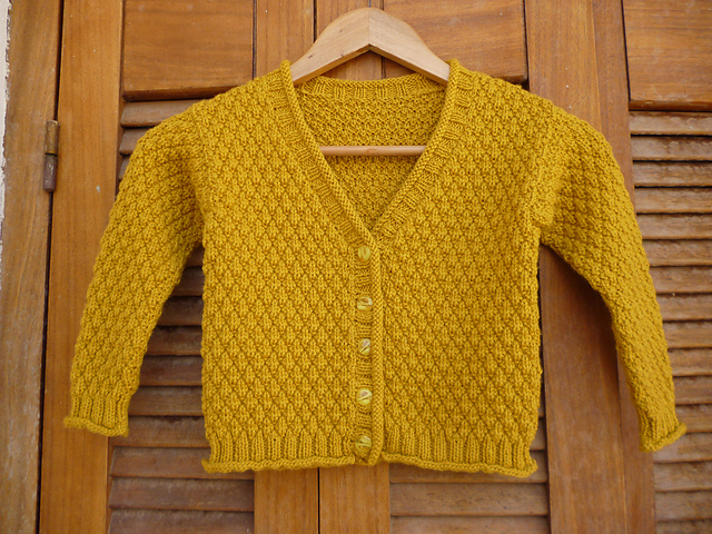 Babe Prints Girl Seersucker Cardigan