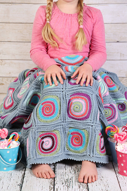 Merry-go-rounds baby blanket