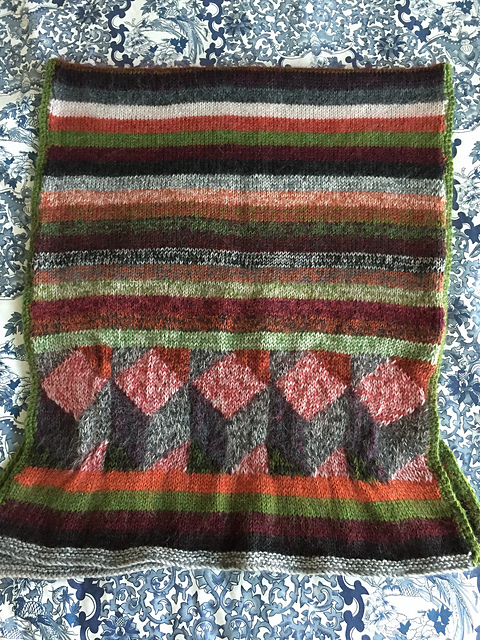 Tumbling Block Stole