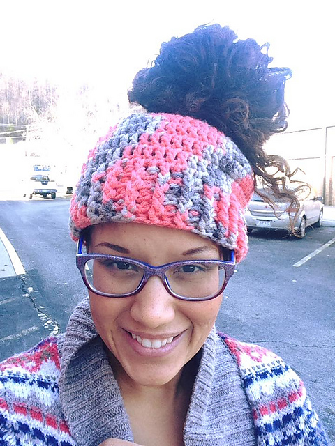 Top Down Bun Beanie