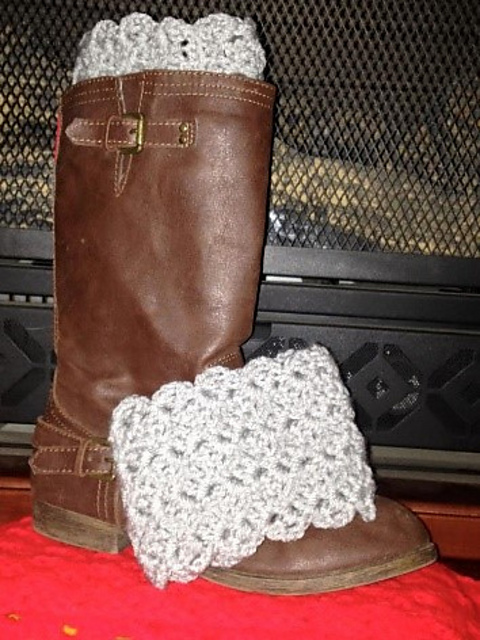 Lace Stitch Boot Cuffs