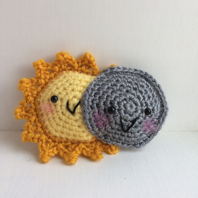 Solar Eclipse Amigurumi