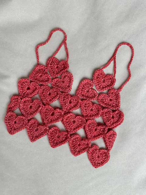 nknit crochet big T-shirt Heart ハート　【美品】 nknit crochet big T-shirt Heart ハート【美品】