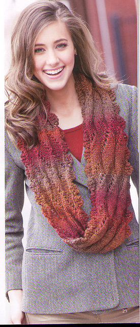 Lace With A Twist Cowl