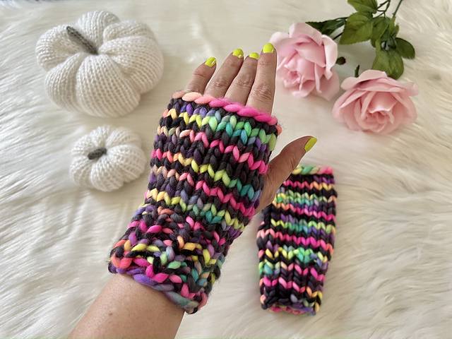 Super Bulky Simple and Sweet Mittens