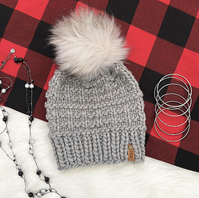 Braided Cubes Beanie