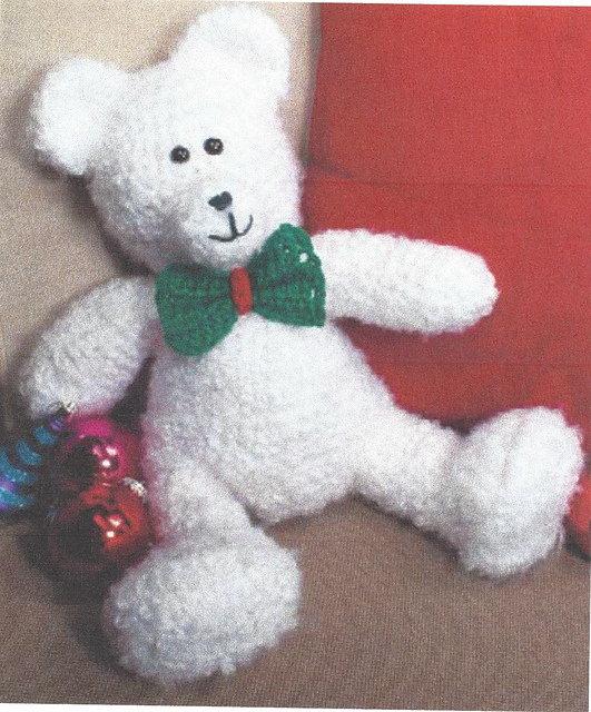 Fuzzy Christmas Bear