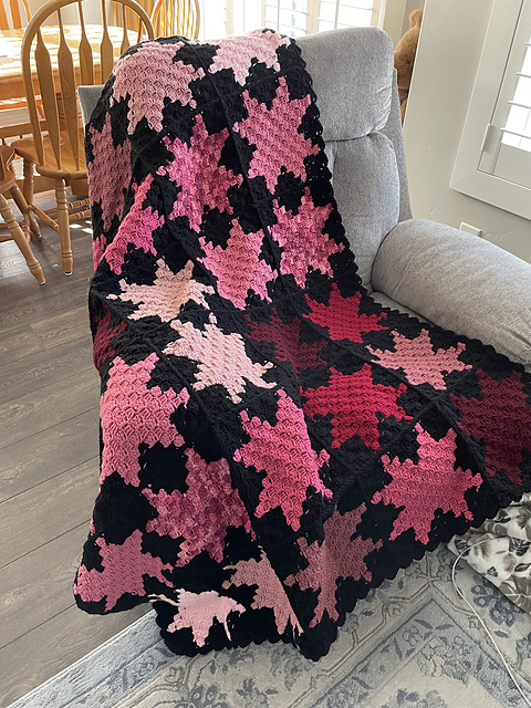Sawtooth Star Afghan