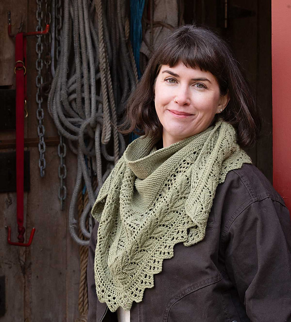 Leaves and More Leaves Beaded Shawl