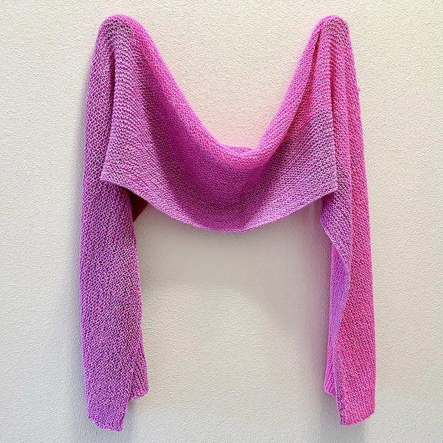 Ravelry: Hypotenuse Wrap pattern by Katy Hoyng