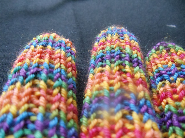 Miss Kitty's Rainbow Gloves