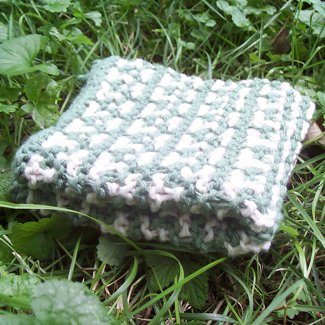Double Brick Flip Dishcloth