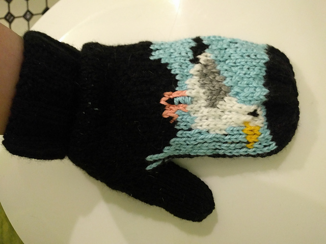 Herring Gull (Seagull) Mittens