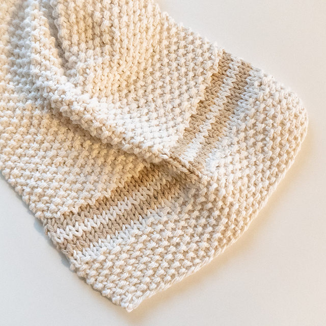 Seed Stitch Towel
