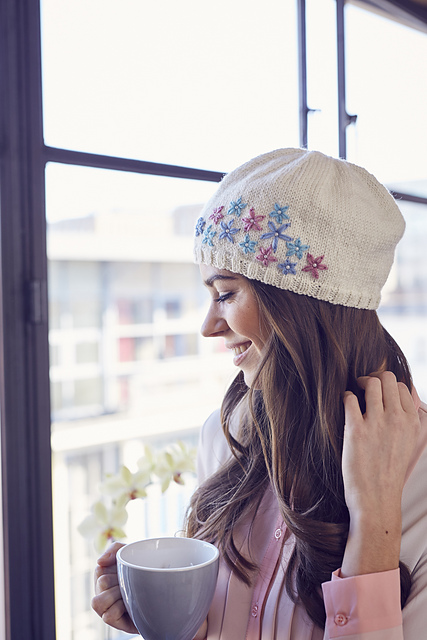 Flowers & Pearls Hat