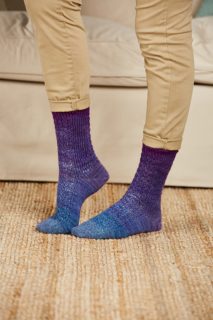 Orchid Ombré Socks