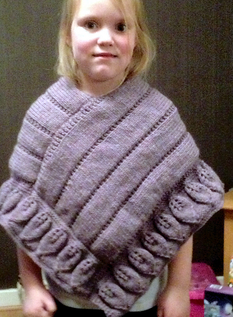 Leaf Edged Poncho