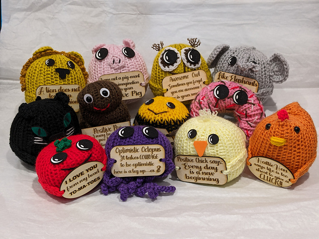 Knitting Machine Positive Characters
