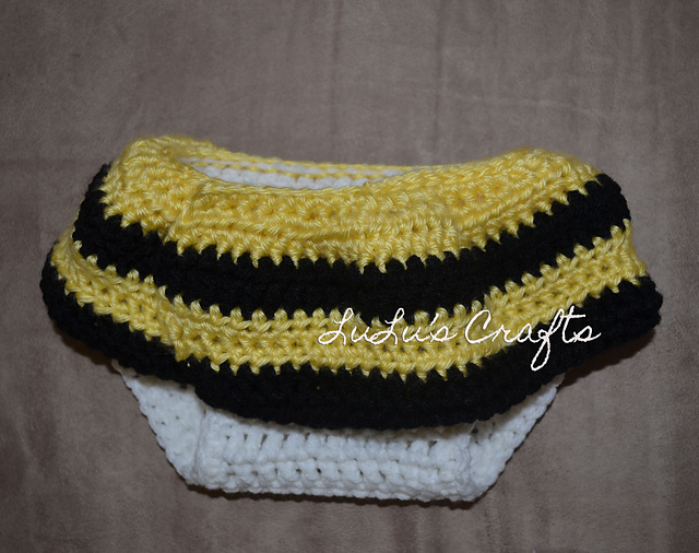 Bumble Bee Skirt Diaper Cover