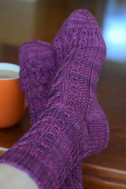 Interlaced Socks