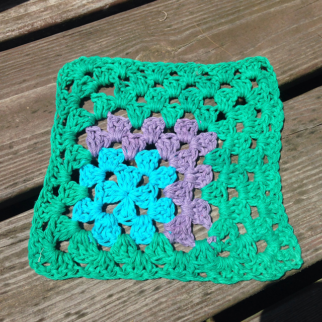 off center Granny Square