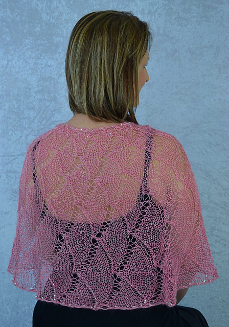 Cascade Lace Shoulder Cowl