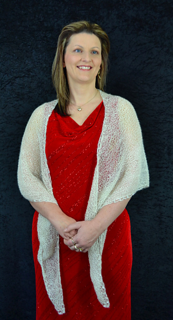Silver Orb Laceweight Shawl
