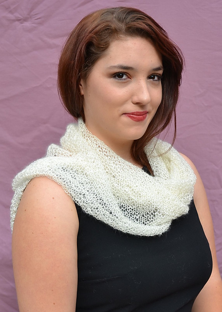 Silver Orb Ultrafine Scarf