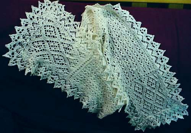 Spring Lightning Lacy Scarf