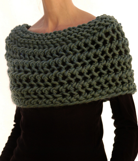 the Openwork Capelet