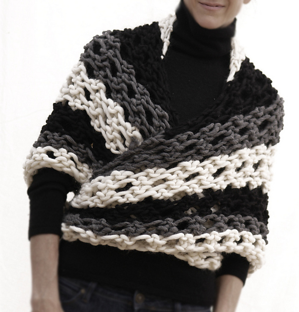 the Scrappy Triangle Scarf