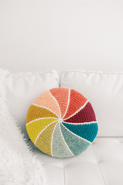 Color Wheel Pillow