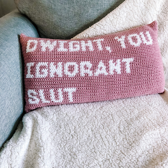 IGNORANT SLUT Pillow